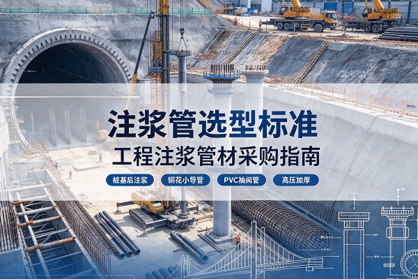 金山区注浆管选型标准